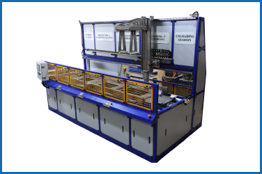 Robust component cleaning machine designed for high-volume industrial cleaning.