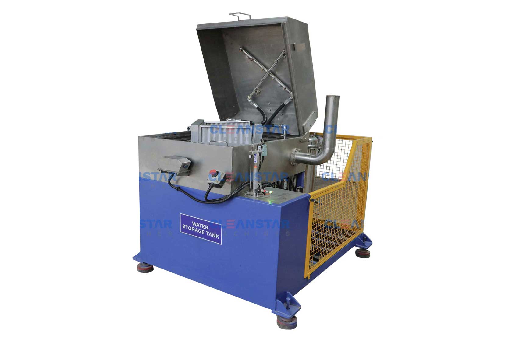 rotary type ahu filter cleaning machine
