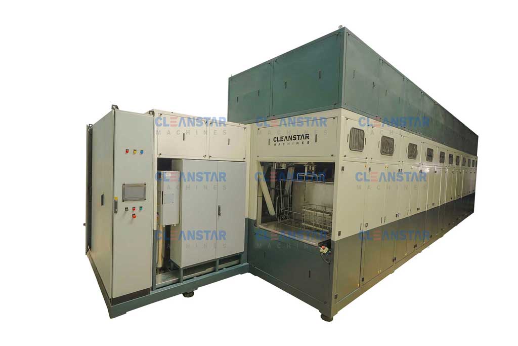 multistage industrial ultrasonic cleaning machine